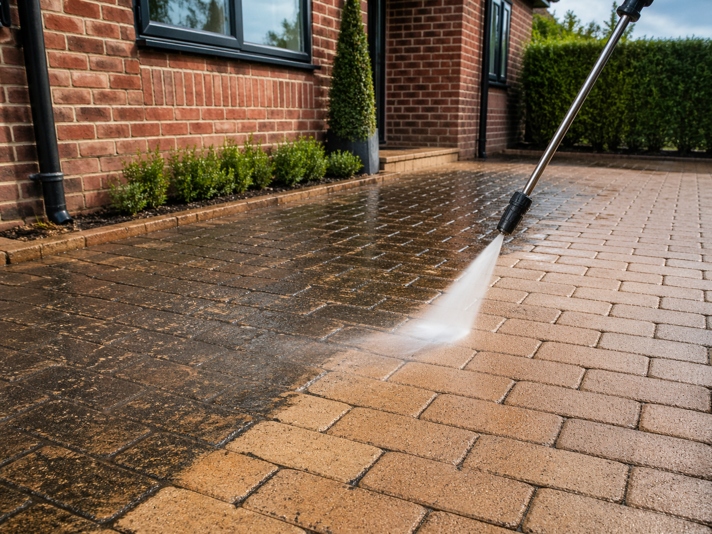 pressure washing in Leeds, Wakefield, Castleford, Pontefract and Knottingley