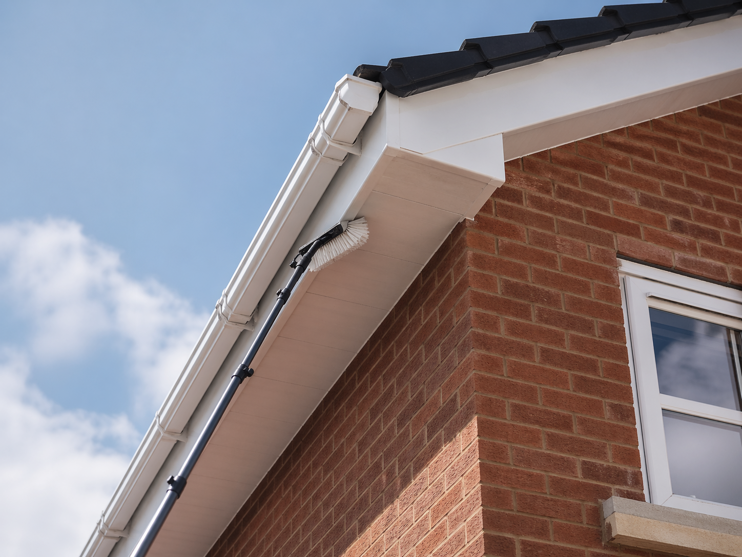 soffit and fascia cleaning in Leeds, Wakefield, Castleford, Pontefract and Knottingley