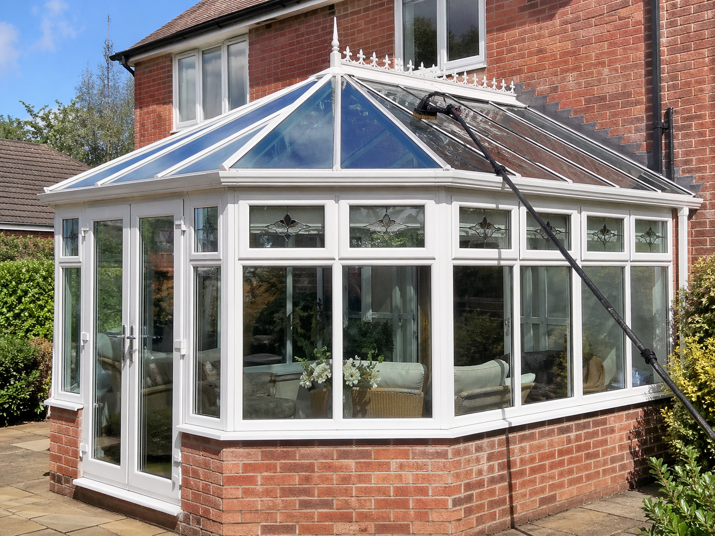 conservatory cleaning in Leeds, Wakefield, Castleford, Pontefract and Knottingley